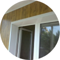Отделка окон на балконе