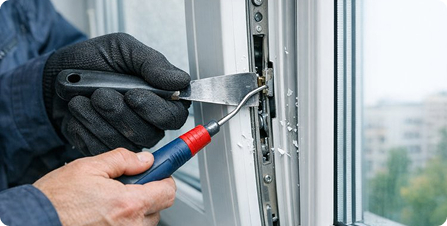 м. Народное Ополчение — вскрытие заблокированной створки