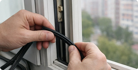 м. Братиславская — замена уплотнителя и устранение свиста на ветру