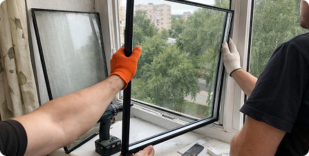 м. Медведково — замена однокамерного стеклопакета