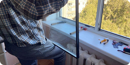 Новогиреево, м. Новогиреево — Замена стеклопакета в пластиковом окне